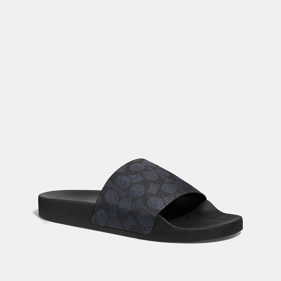BRAND NEW Coach Pool Slide In Signature Canvas Size 11 main image 1